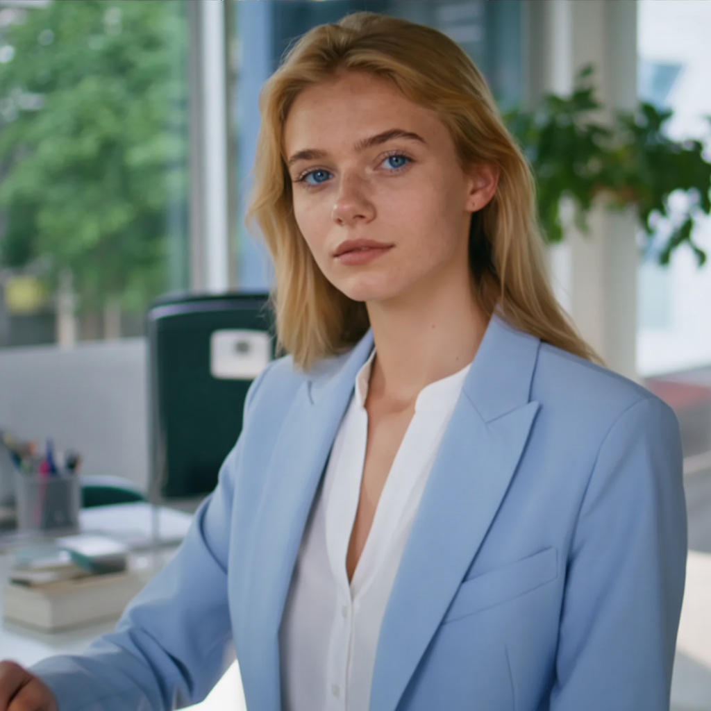 After: Professional headshot